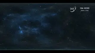 New project 3854: Animation of a space scene using a 16K 360° HDRI texture.