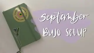 September Minimal Bullet Journal Set Up | Flip Through and Chatty Plan with Me