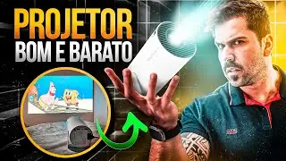 Projetor BOM e BARATO pra Importar! TENHA UM CINEMA EM CASA!!!