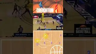 Creighton | basketball sets that work #basketballcoach #hoops #aau #bball #aaubasketball #fiba