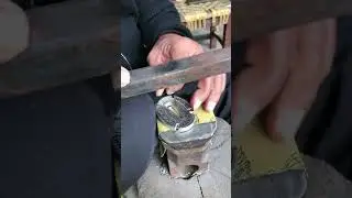 Perfectly forged knife handle engraving station