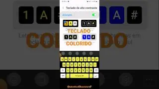 teclado colorido no celular 