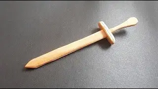 Como fazer mini espada de palitos de picolé