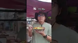 What can you get for 100 thousand rupiah at the old market in Tangerang?