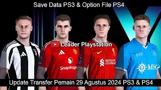 Update Transfer Pemain 29 Agustus 2024 PS3 & PS4