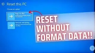 How to Reset PC Without Format Your Data | Hobi IT