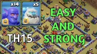 Ice Golem + Bowler Attack Strategy At TH15 I war!! clash of clans ll coc ll 2023 ll