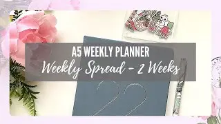 PLAN WITH ME 2022 - A5 Planner Weekly Spread - 2 Weeks