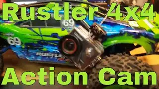 Traxxas Rustler 4x4 VXL #19 - FPV Action Cam Prototype, Tether Lock Invention, Bonus Video, RC Cars