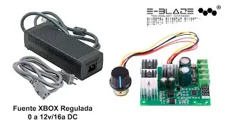 adaptación fuente de xbox 360 fija a regulada 12v-16a dc