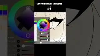 Como PINTAR la parte BLANCA del OJO #Short