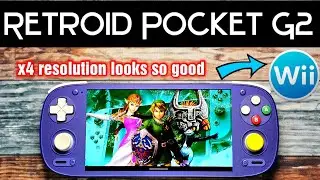 Retroid Pocket G2 playing WII games - emulation beast!