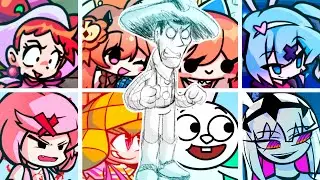 OUT OF HERE but Every Turn a Different Character Sings🎙 (FNF Out Of Here but Everyone Sings It)