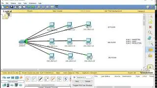 Creating Virtual LAN (VLAN) in packet tracer using GUI