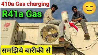 r410a gas charging, how to gas charging r410a | r410a refrigerant charging, r410 gas charging