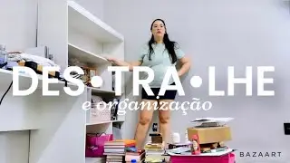 VLOG de organização e destralhe | Escritório e guarda-roupa