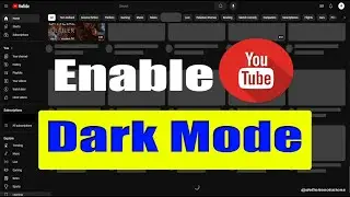 How to Enable Youtube Dark Mode - Youtube Dark Theme (Laptop and PC) | Definite Solutions