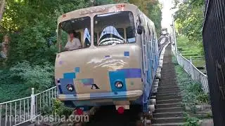 Киевский фуникулер: видео для детей про городской транспорт и поезда