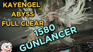 Elgacia Abyss Dungeons Full Clear Hard 3 | 1580 iLvl Gunlancer PoV | Lost Ark