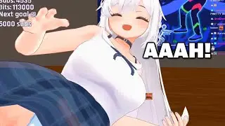 Powdur showed her panties by accident
