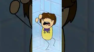 sensitive showers | original by @GarrettTheCarrot #shorts #animation