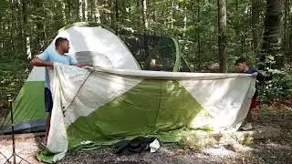 Coleman Evanston 8 Person Tent Setup and Review