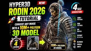 Hyper3D Rodin Tutorial: 0 to 10M Polygons in 4 Seconds