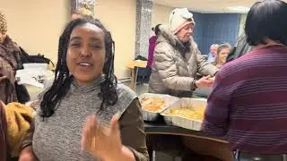 Saint James town community gathering . 