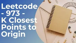 LeetCode 973 | K closed Points to Origin | Priority Queue | Python  Solution #leetcode #python