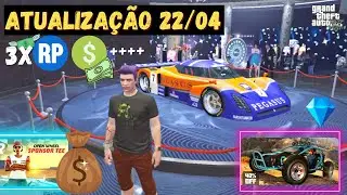 GTAV Online - ATUALIZAÇÃO 22/04/2021 *DINHEIRO TRIPLO* DIAMANTES*  ATUALIZAÇÃO SEMANAL APROVEITE!!