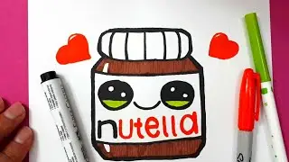 Nutella Çizimi😍Kolay Çizimler❤