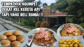SARAPAN NIKMAT DI PINGGIR REL KERETA API , LONTONG PICAL RUMAH LENGGEK KOTA PADANG