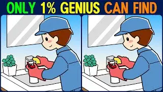 【Find the Difference】 Can you find them all?