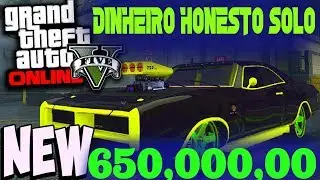 GTA V Online Como Ganhar Dinheiro Honesto Facil Solo $650 Mil
