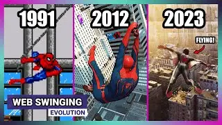 Spider-Man Web Swinging Evolution in Video Games (1982 - 2023)