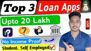 Top 3 loan apps without income proof | Instant personal loan without income proof 2023|Tech HackerJi