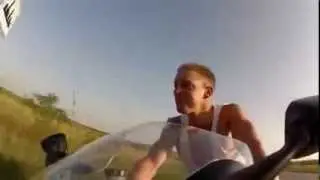 300 км ч без шлема!