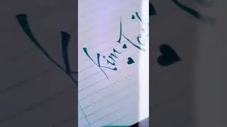 Bts V name Beautiful handwriting#bts