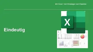 MS Excel: Eindeutig (Formel)