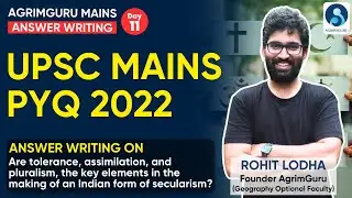 UPSC Mains 2022 PYQ On Indian Secularism | UPSC Mains Answer Writing Practice - Day 11