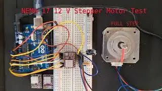 NEMA 17 Stepper Motor Test