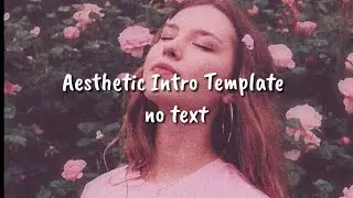 🍂Aesthetic Intro Templates no text🌵