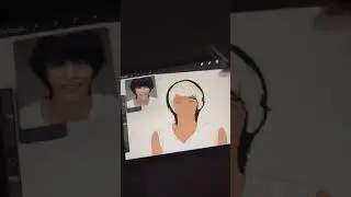 Заливка иллюстрации в Procreate. Вечернее рисование