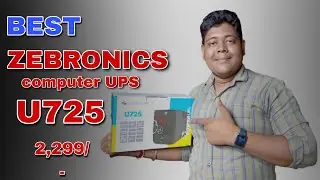 Zebrinics ZEBU725 UPS Unboxing And Review || One of the best UPS under ₹1999 || Computer UPS