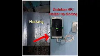 Cara Membuat Stand Charger HP I make Mobile Wall Holder