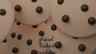 how to model cookies in blender 3d tutorial.