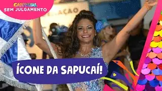 Selminha Sorriso celebra décadas de sucesso na Sapucaí e se emociona