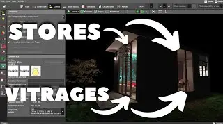 DIALux evo : STORES ET VITRAGES (ELEMENTS DE FACADE)