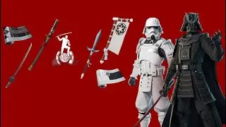 Fortnite StormTrooper Samurai Skin Gameplay