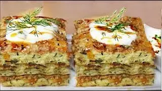 Firinda Kabak li Mücver tarifi / Börek tadinda Mücver Tarifi / Tepsi Kabakli Mücver